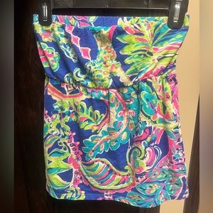 Lilly Pulitzer strapless top!